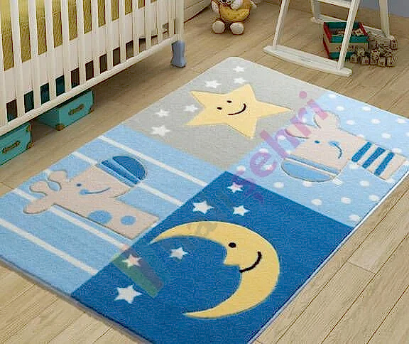 Confetti Sleepy Çocuk Halısı Yumuşak Yıkabilir