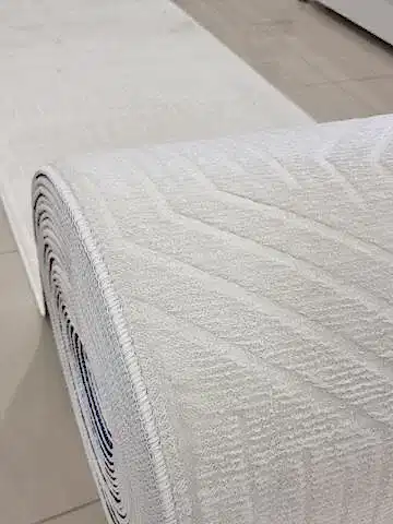 Yağmurser Düz Krem Yıkanabilir Halı Kaymaz Taban