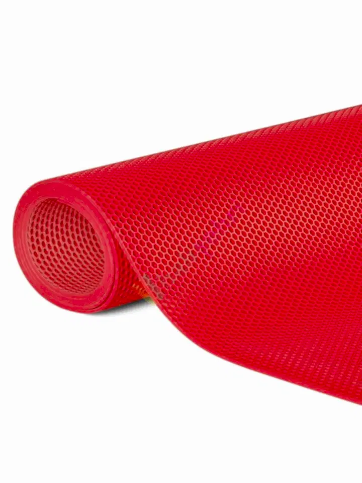 Petek Mat Kırmızı Pvc Hijyenik Paspas Yolluk Islak Zemin