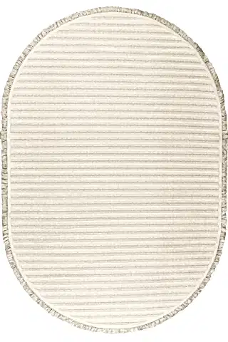 Gümüşsuyu Daisy 16666 Krem Oval Halı