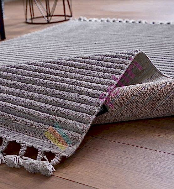 Deco Alvin Tek Renk Halı 12612 Gri Antitoz Halı