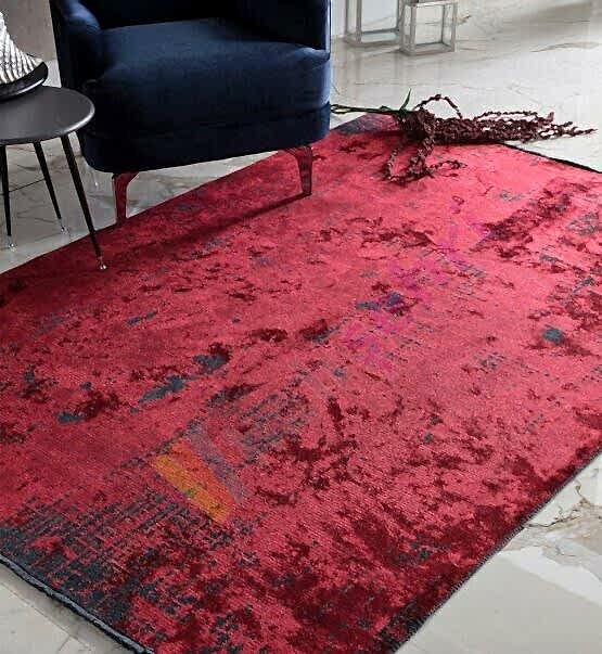 Deco Milano 12254 Kırmızı Yıkanabilir Halı
