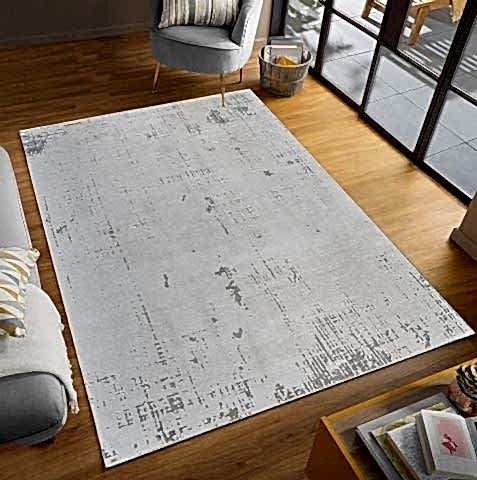 Deco Milano 17017 Gri Yıkanabilir Halı