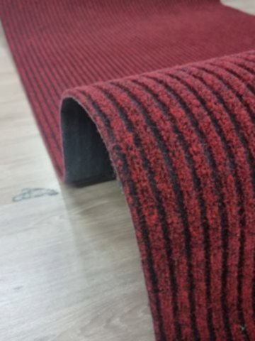 Shefild Çelik Halı Kırmızı Kaymaz Taban Paspas Yolluk Oto Paspası