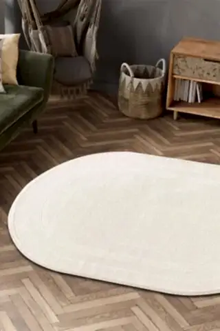 Gümüşsuyu Galina 16649 Krem Oval Halı