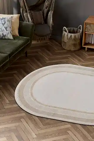 Gümüşsuyu Galina 16649 Sarı Oval Halı