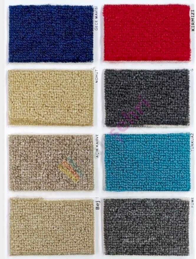 Halıfleks Duvardan Duvara Samur Major 8 Çeşit